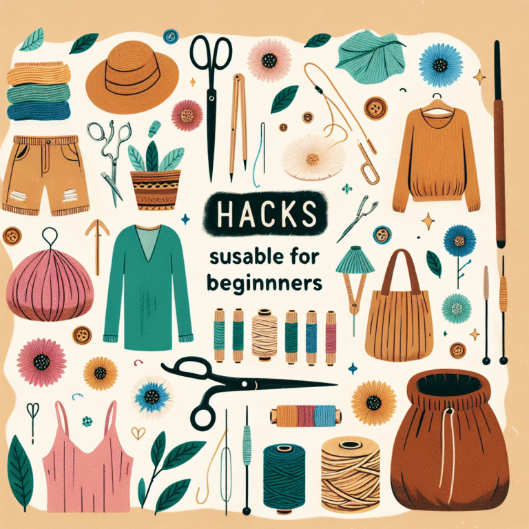 sustainable fashion hacks for beginners