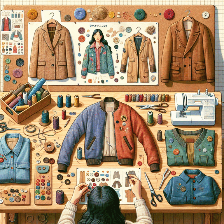 how to upcycle old jackets at home