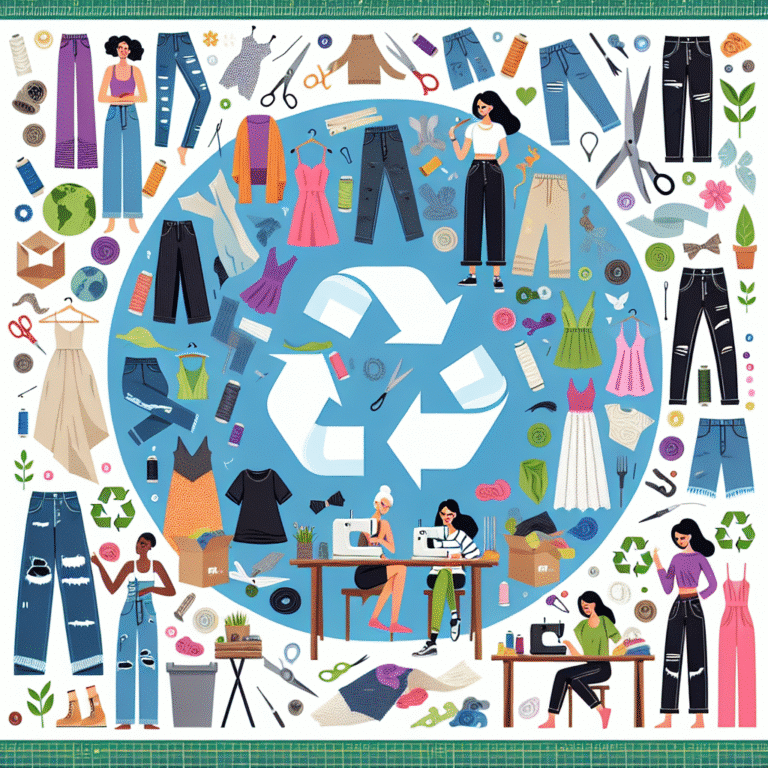 sustainable fashion: unique DIY clothing upcycling techniques