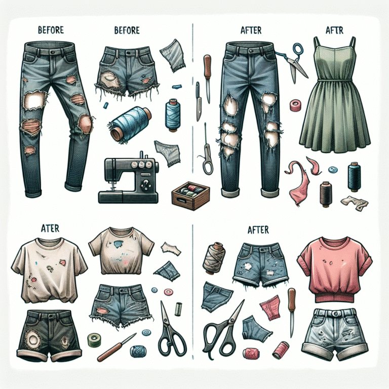 easy clothing upcycling ideas for your wardrobe