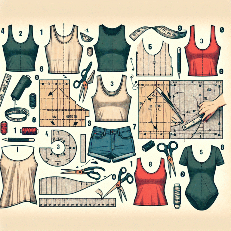 Step-by-Step Tutorial for Creating Your Own Casual Tops