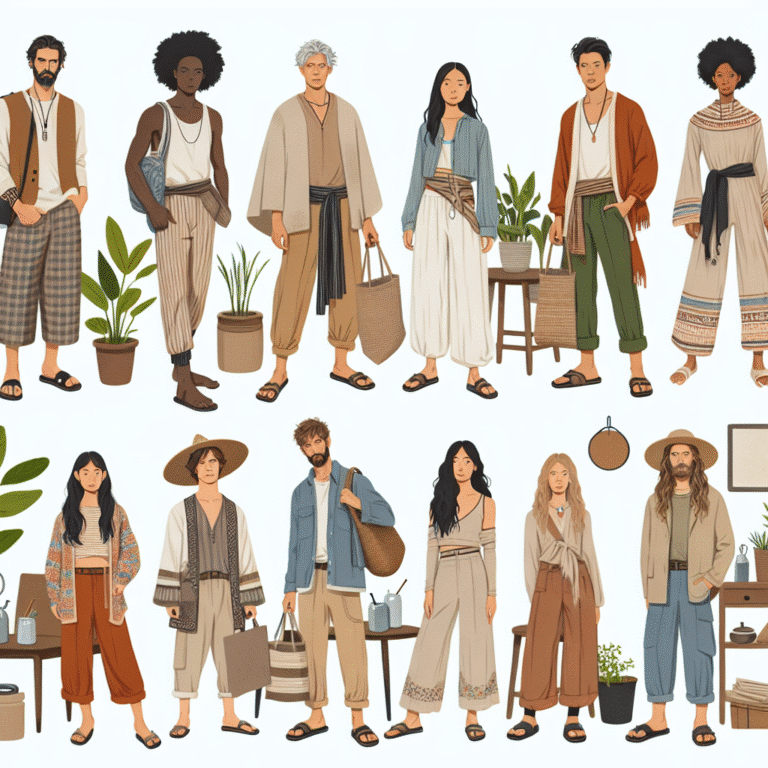sustainable outfit combinations at home
