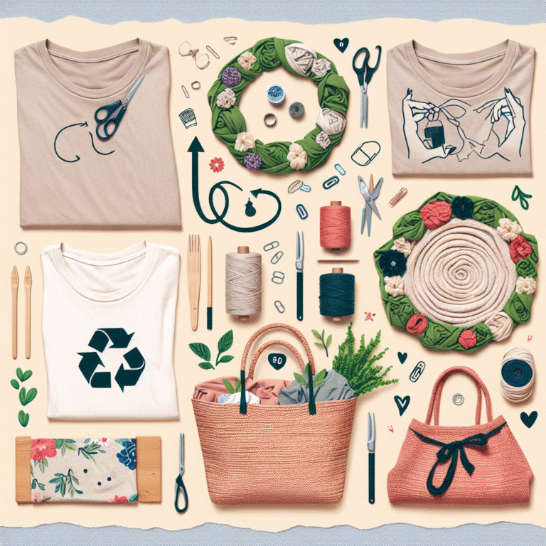 DIY old t-shirt upcycling projects