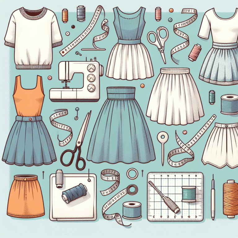 Beginner's Guide to Easy DIY Skirts and Dresses