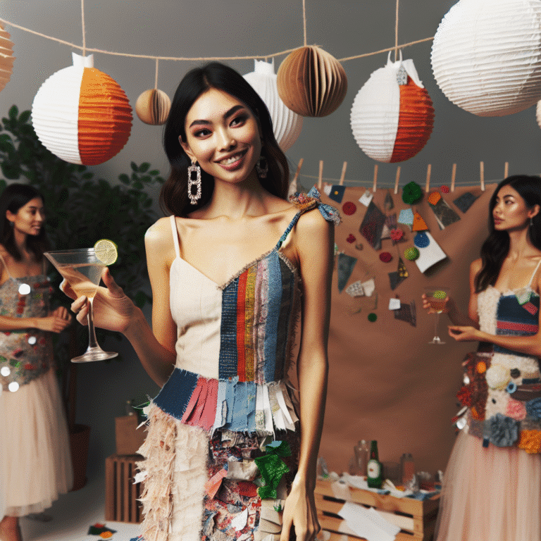 upcycled fashion tips for parties