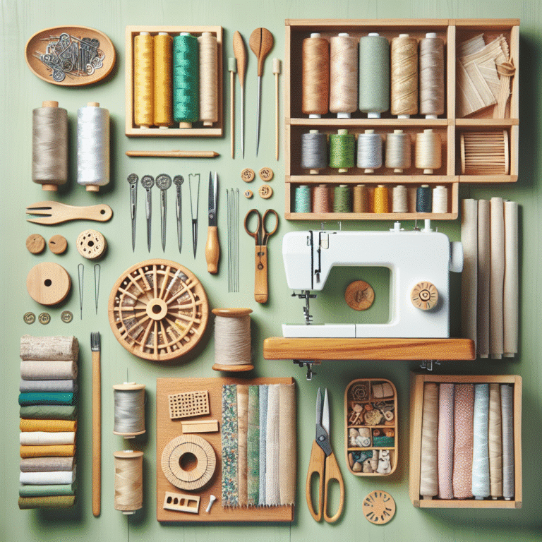eco-conscious sewing supplies for DIY projects
