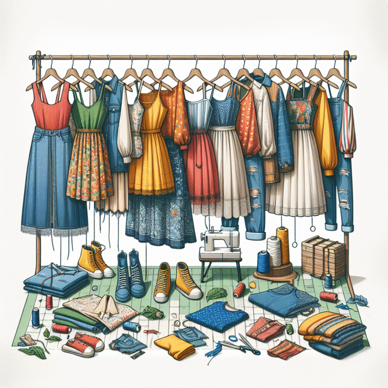 styling recycled fabrics into trendy outfits