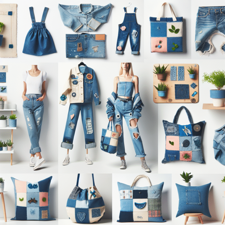 creative denim upcycling projects for a trendy look